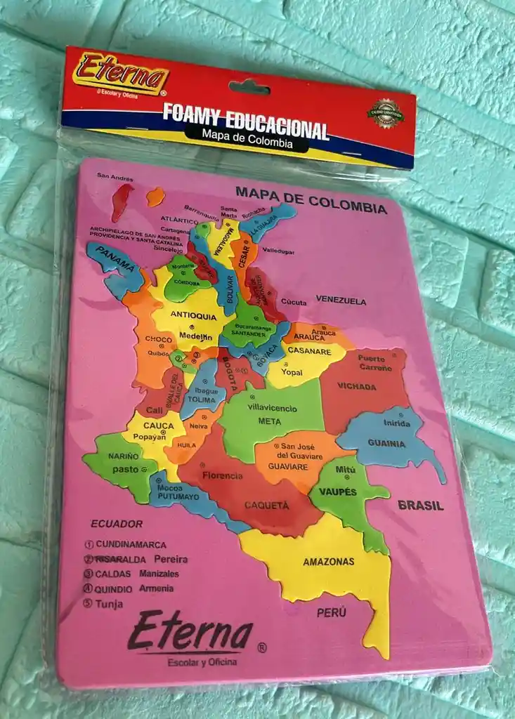 Rompecabezas Colombia Fomi Fucsia