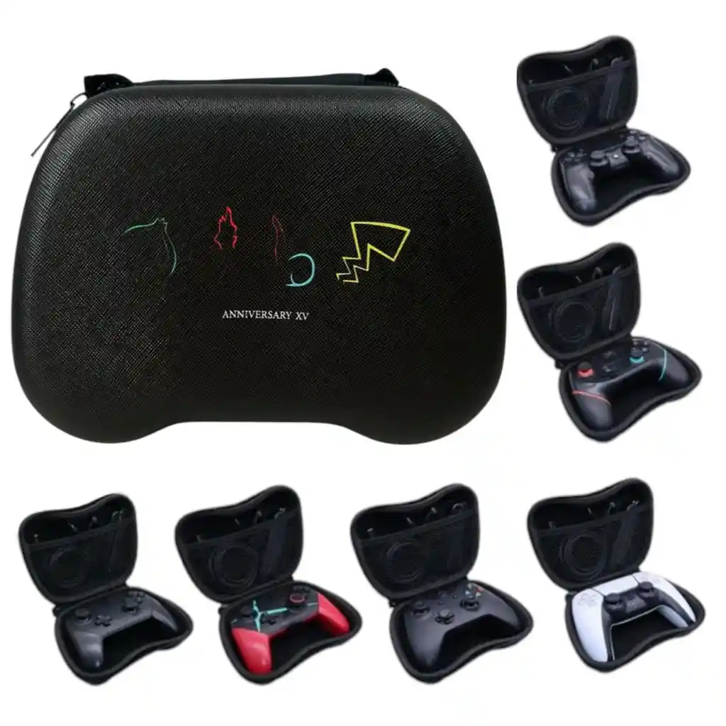 Estuche Funda De Control Logo Pokemon Para Ps5, Ps4, Switch, Xbox One Y Series