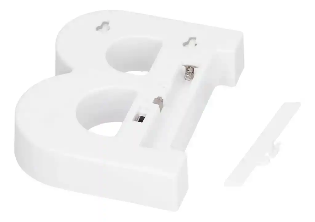 Letras Hbd De Luces Decoracion Fiesta 3d Blanco 16 Cm X1