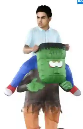 Disfraz Inflable Frankenstein Terrorífico Para Adultos