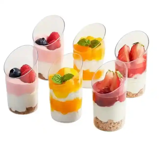 Copa Postre Inclinada X 10 Unds