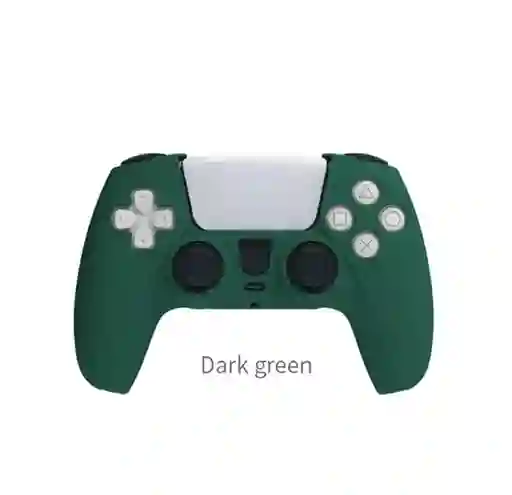 Funda En Silicona Protectora Verde Compatible Con Control Ps5
