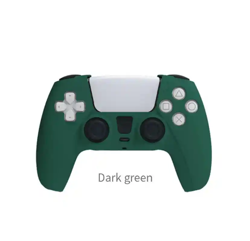 Funda En Silicona Protectora Verde Compatible Con Control Ps5