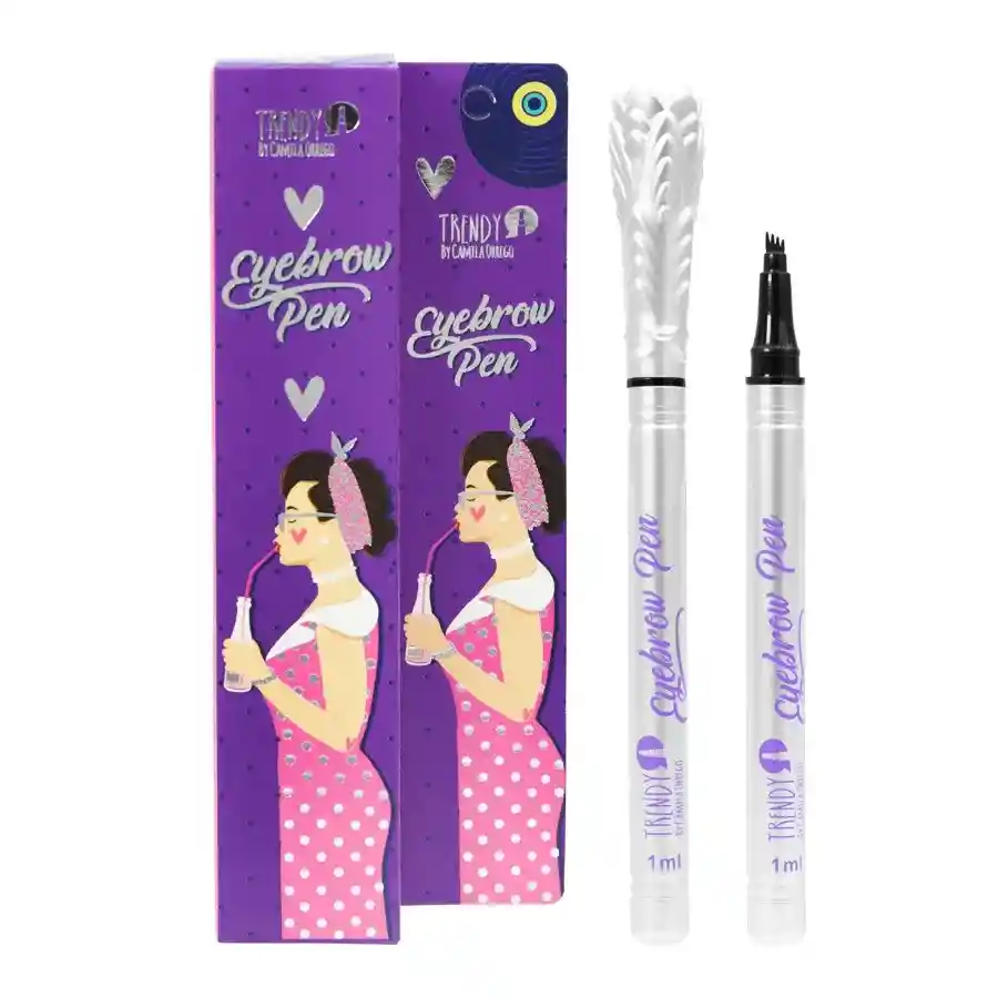 Lápiz Para Cejas Trendy Tipo Microblading Ref Ept1376 Tono 02