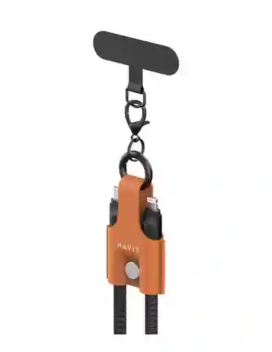 Cable De Carga Rápida Havit Usb-c A Lightning 30w Con Lanyard 1.2m