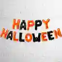 Letras Metalizadas Happy Halloween Sin Inflar