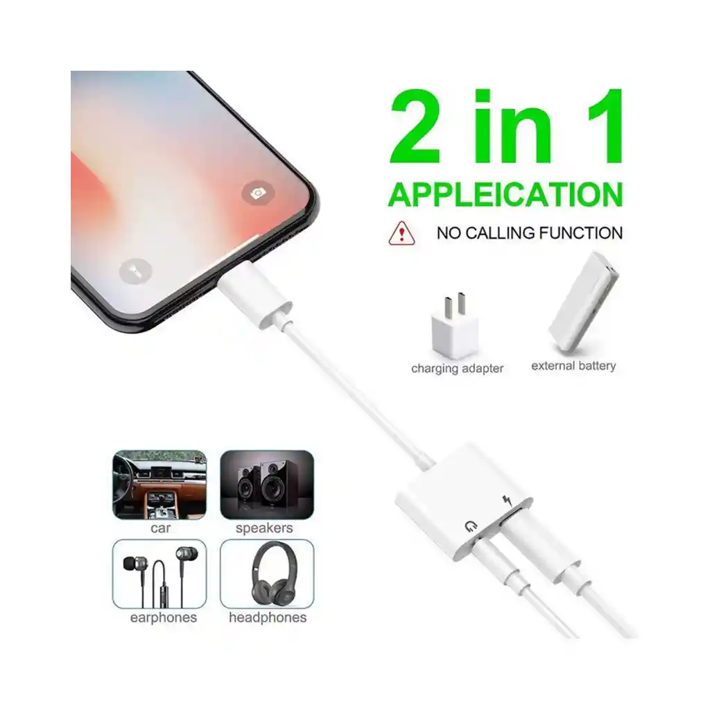 Conversor Lightning + 3.5 M Bluetooth