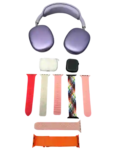 Combo 4 En 1 - Reloj Smartwatch - 1 Audifonos Balaca - 1 Audifonos Serie 2 Y 7 Pulsos Diferentes