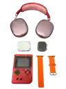 Combo De Smartwatch Audifonos Y Mini Consola De Juegos