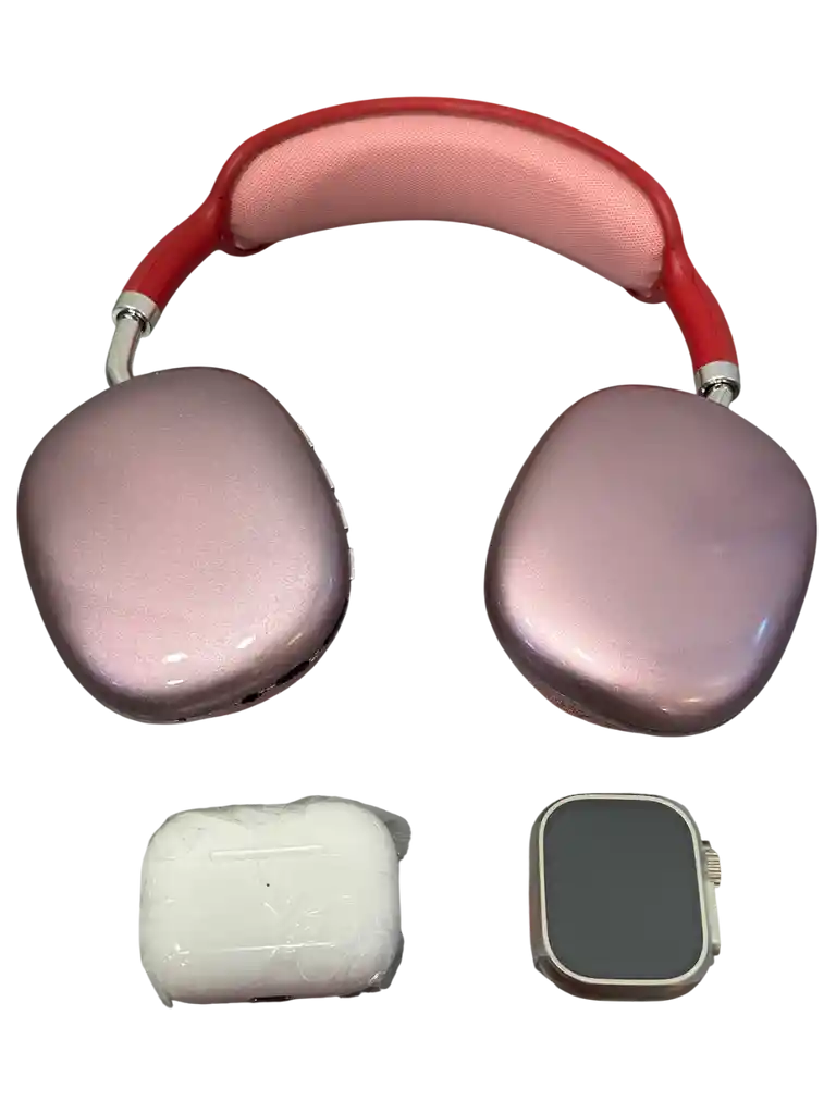 Combo De Smartwatch Audifonos Y Mini Consola De Juegos