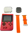 Combo De Smartwatch Audifonos Y Mini Consola De Juegos