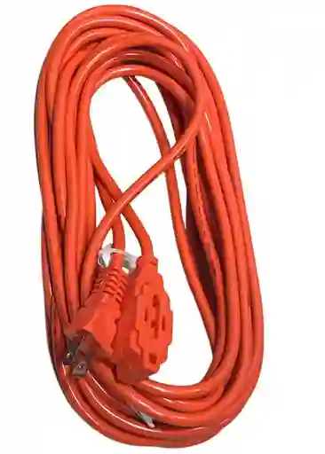 3m Extensión Eléctrica Naranja