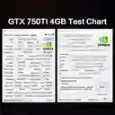 Tarjeta Grafica Nueva Geforce Gtx 750 Ti 4 Gb Gddr5 - 128 Bits, Pcie 3.0 X16, Directx 12