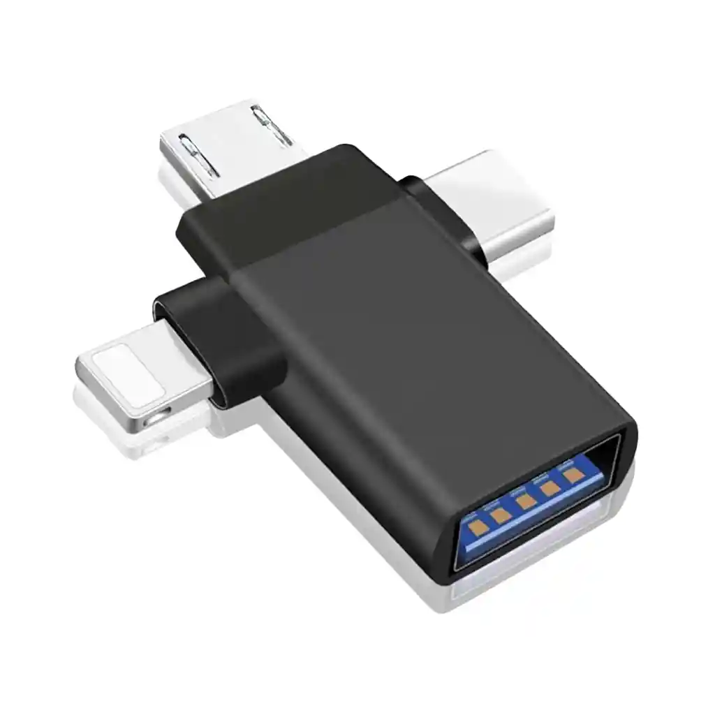 Adaptador 3 In 1 Tipo C