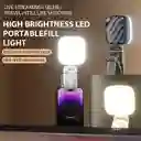Luz Portátil Para Selfie De Clip Para Teléfono, Recargable