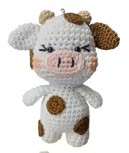 Vaca Muñeco Amigurumi Llavero Amigurumi Vaca