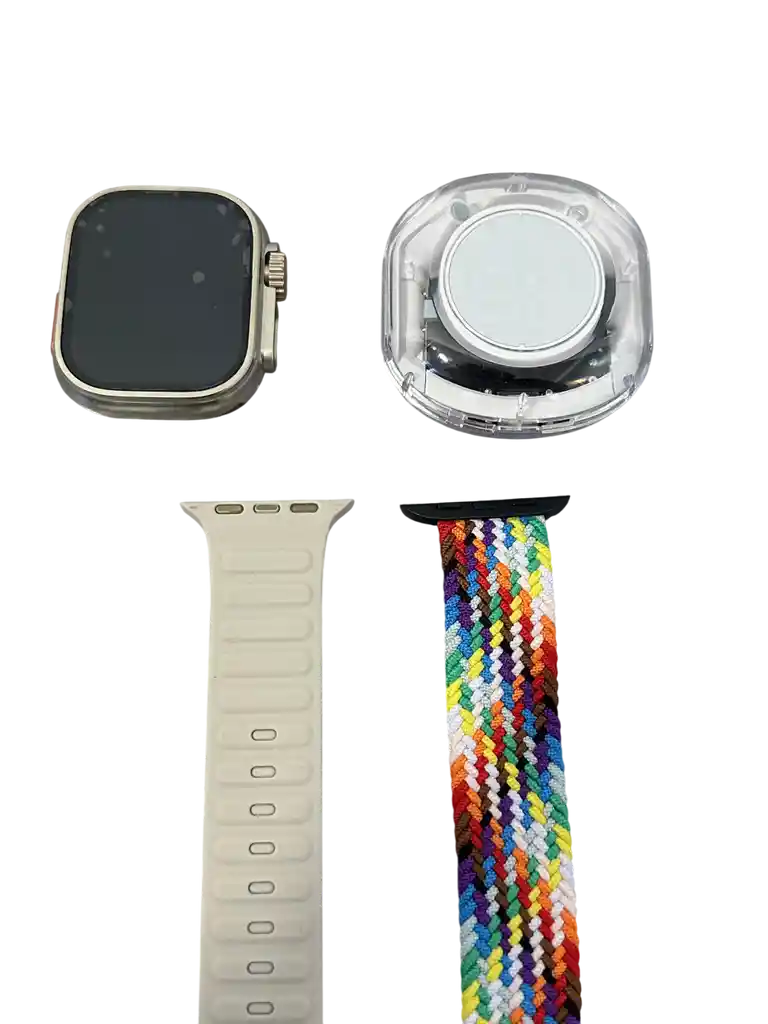 Combo Smartwatch Inteligente Y Audifonos Inalambricos Con 7 Pulsos Intercambianles Diferentes