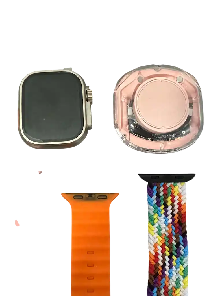 Combo Smartwatch Inteligente Con Audifonos Inalambricos Y 7 Pulsos Para Diferente Dia De La Semana