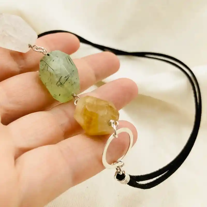 Collar Cuarzos Naturales