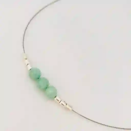 Collar Piedras Amazonita