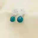 Aretes De Plata Piedra Apatita