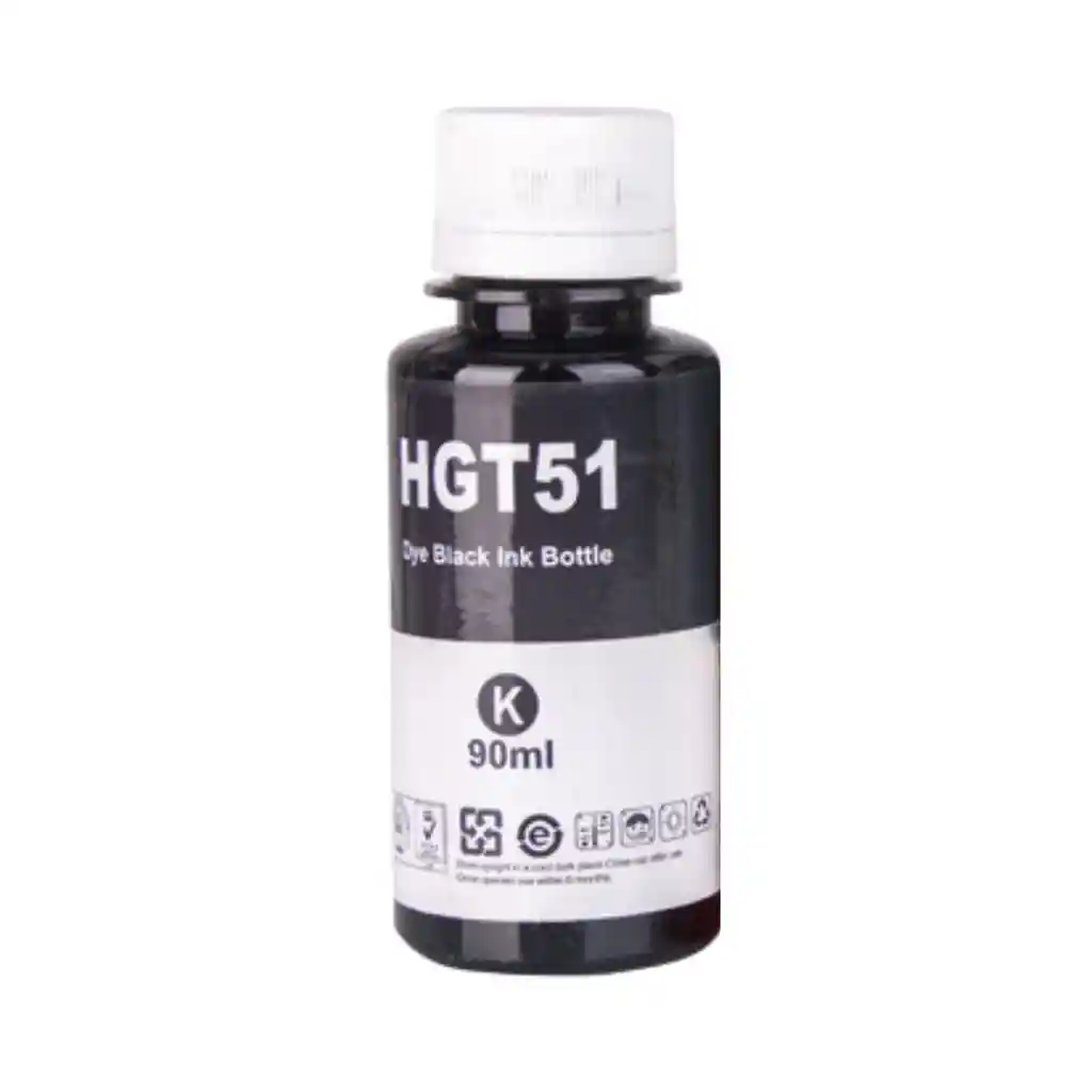 Tinta Genérica Para Hp Negro 90ml