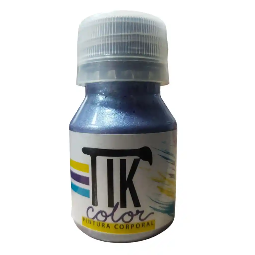 Tik Color Pintura Corporal Tono Violeta Metal 30ml
