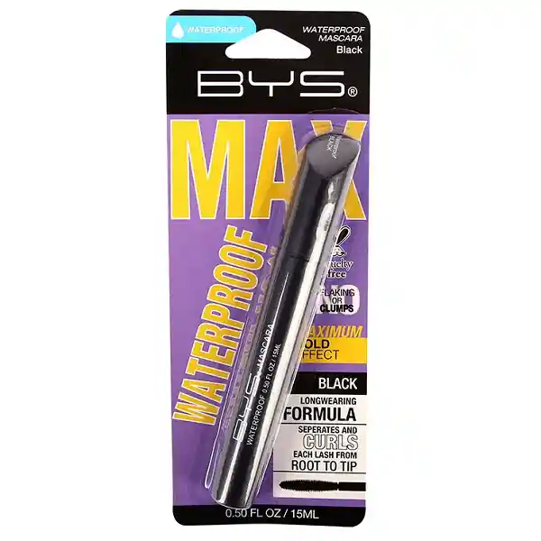 Pestañina Bys Waterproof Negra 15ml