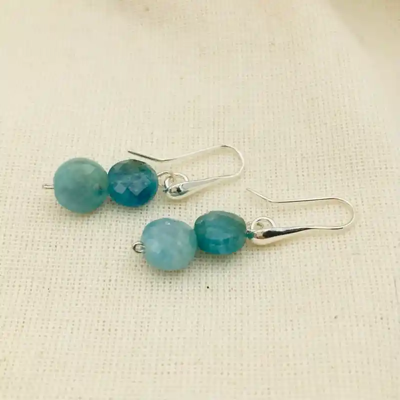 Aretes De Plata Y Apatitas