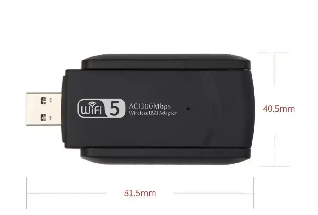 Adaptador Wifi De Doble Banda, 1300 Mb, 2,4 Y 5 Ghz, Inalámbrico, 5 G, Usb 3.0