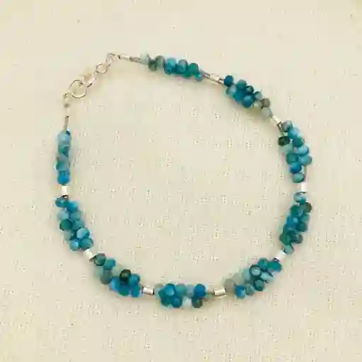 Pulsera Trenza De Piedras Naturales