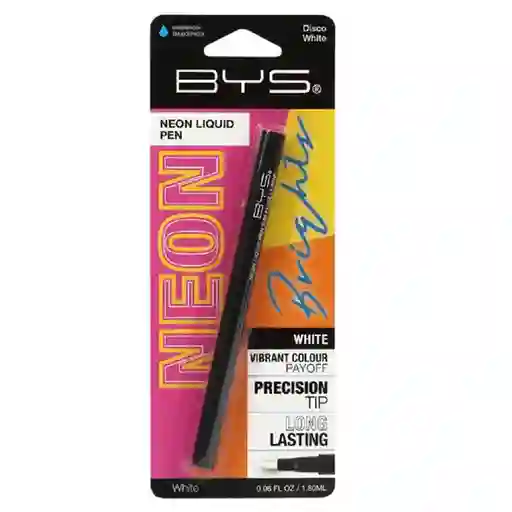 Delineador Bys Neon Liquido Pen Disco White 1.8ml