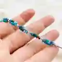 Collar Trenza De Piedras Apatitas