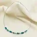 Collar Trenza De Piedras Apatitas