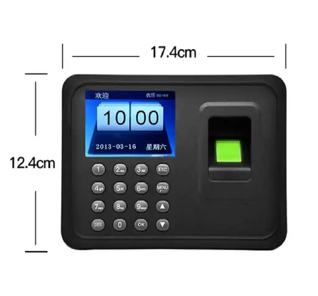 Control De Acceso Biometrico Y Registro Horario Por Huella