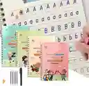 4 Cuadernos Mágico Español Librocaligrafía Reutilizable Niño