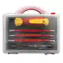 Juego De Desarmadores Aislados Para Electricista En Estuche