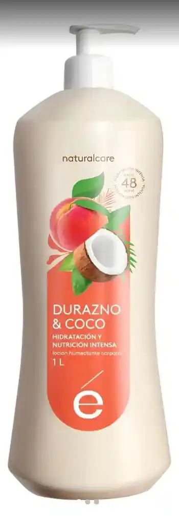 Ésika Crema Humectante Durazno Y Coco 1000ml.