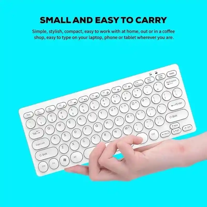 Teclado Alámbrico Slim Silencioso Ergonómico Jertech Dk500