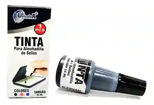 Tinta Almohadilla Sellos Negro