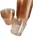 Vasos Oro Rosa 9 Onzas X 10 Unds Escarchado