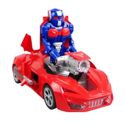 Carro Deportivo Transformers Robot Juguete 2 En 1 + Baterias