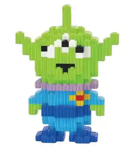 Figura Armable Coleccionable En Bloques Alien Toy Story Tipo Lego/ 647 Piezas Aprox