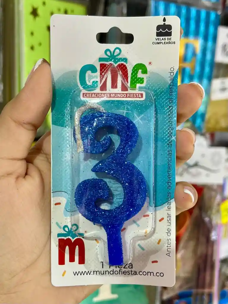 Vela # 3 Mirella Azúl