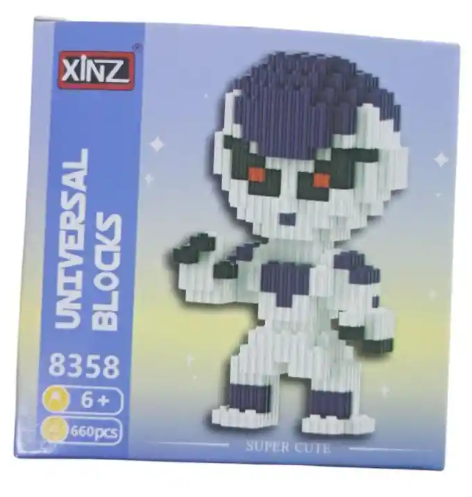 Figura Armable Coleccionable En Bloques Freezer Tipo Lego 660 Piezas Aprox