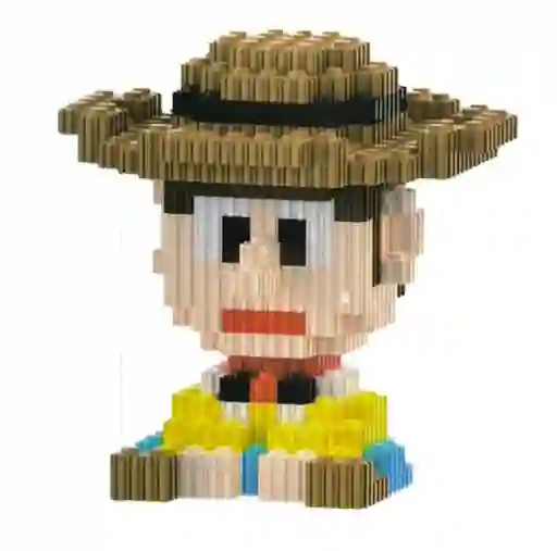 Figura Armable Coleccionable En Bloques Woody Toy Story Tipo Lego 592 Piezas Aprox