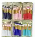 Kit De Brochas Kabuki X 10