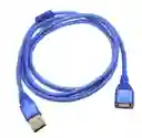 Extension Usb Macho/ Hembra 1.5 Metros Blindada -azul Azul