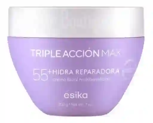 Ésika Crema Facial 55+hidra Reparadora Triple Acción Max 200ml.