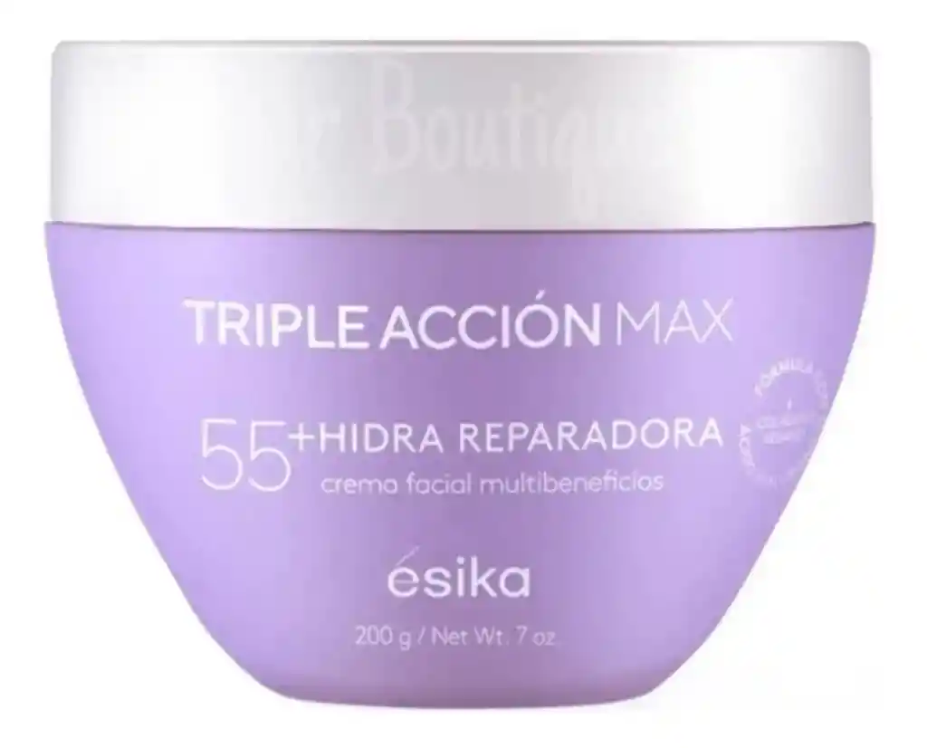 Ésika Crema Facial 55+hidra Reparadora Triple Acción Max 200ml.